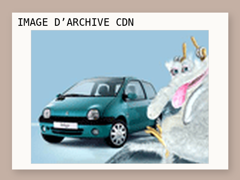 Une Twingo KissCool gagné au jeu KissCool.