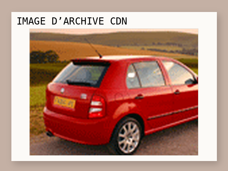 Une voiture Skoda Fabia gagné avec Champion.
