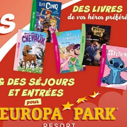 1 séjour Europa-Park + la collection Winx Club (3 romans, 1 maxi-colo et 1 livre d’habillage) 1 séj…