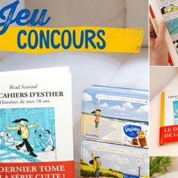 Tentez de gagner : 3 coffrets comprenant un coffret Riad Sattouf de crêpes dentelle Authentique, un coffret Riad Sattouf de crêpes dentelle Chocolat au lait et la bande dessinée dédicacée « Les Cahiers d’Esther – Histoire de mes 18 ans » de Riad Sattouf