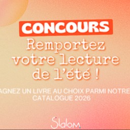 2 livres au choix dans le catalogue Slalom 2026